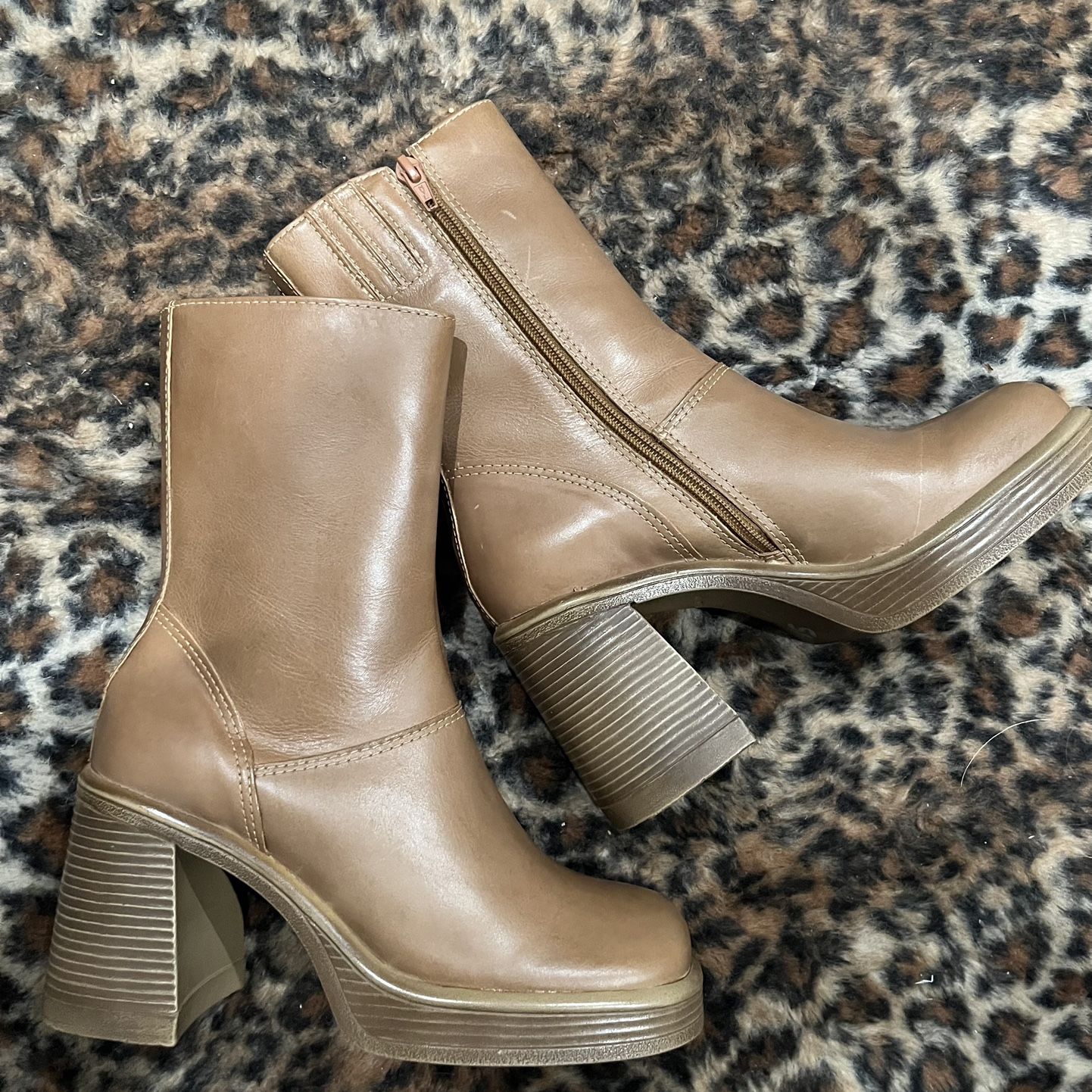 Madden Shoes Brown Steve Madden Platform Booties Steve Madden Tan