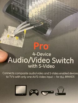 Audio video switch box new