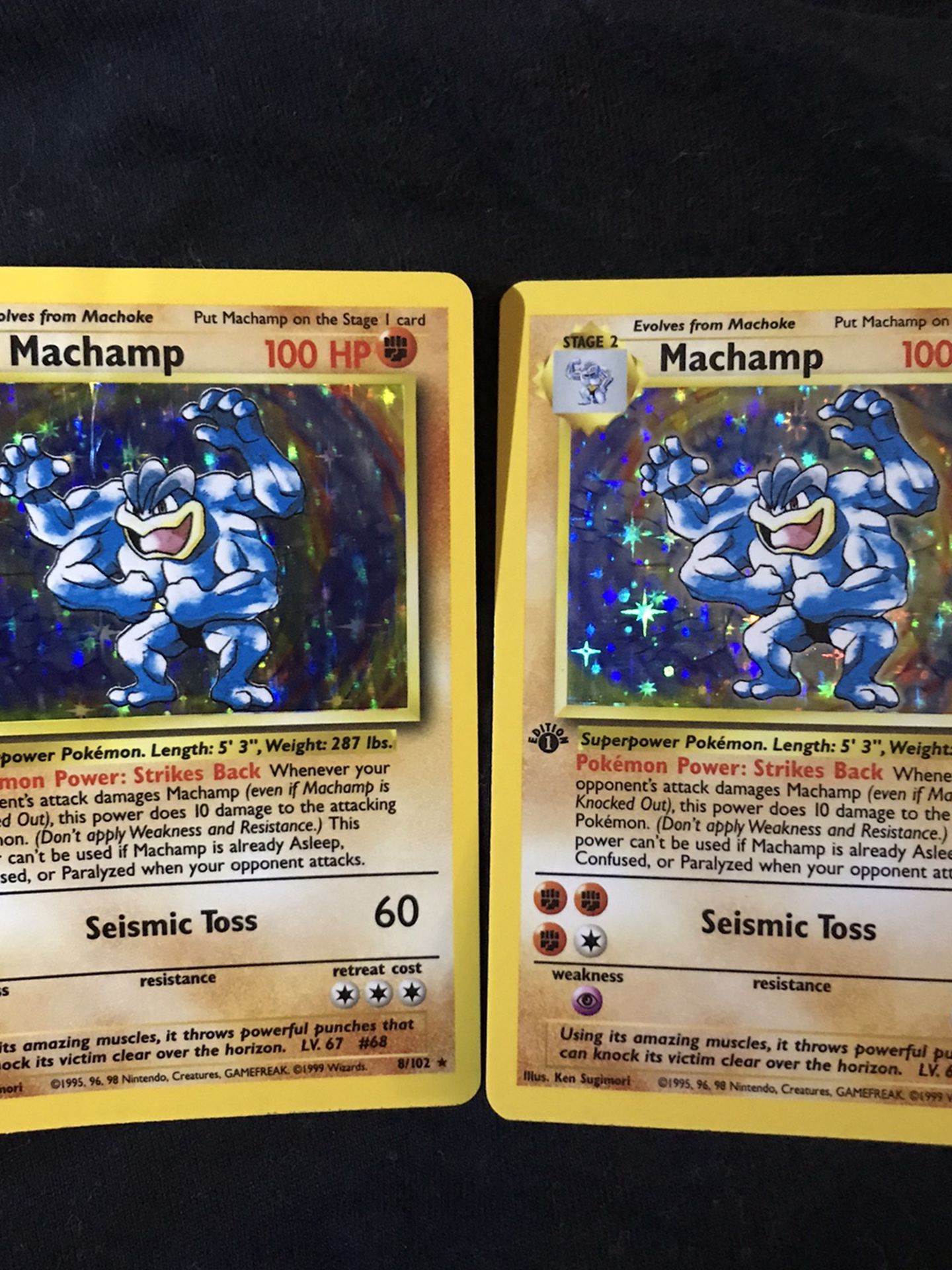 1999 Pokémon Machamp (setOf2)