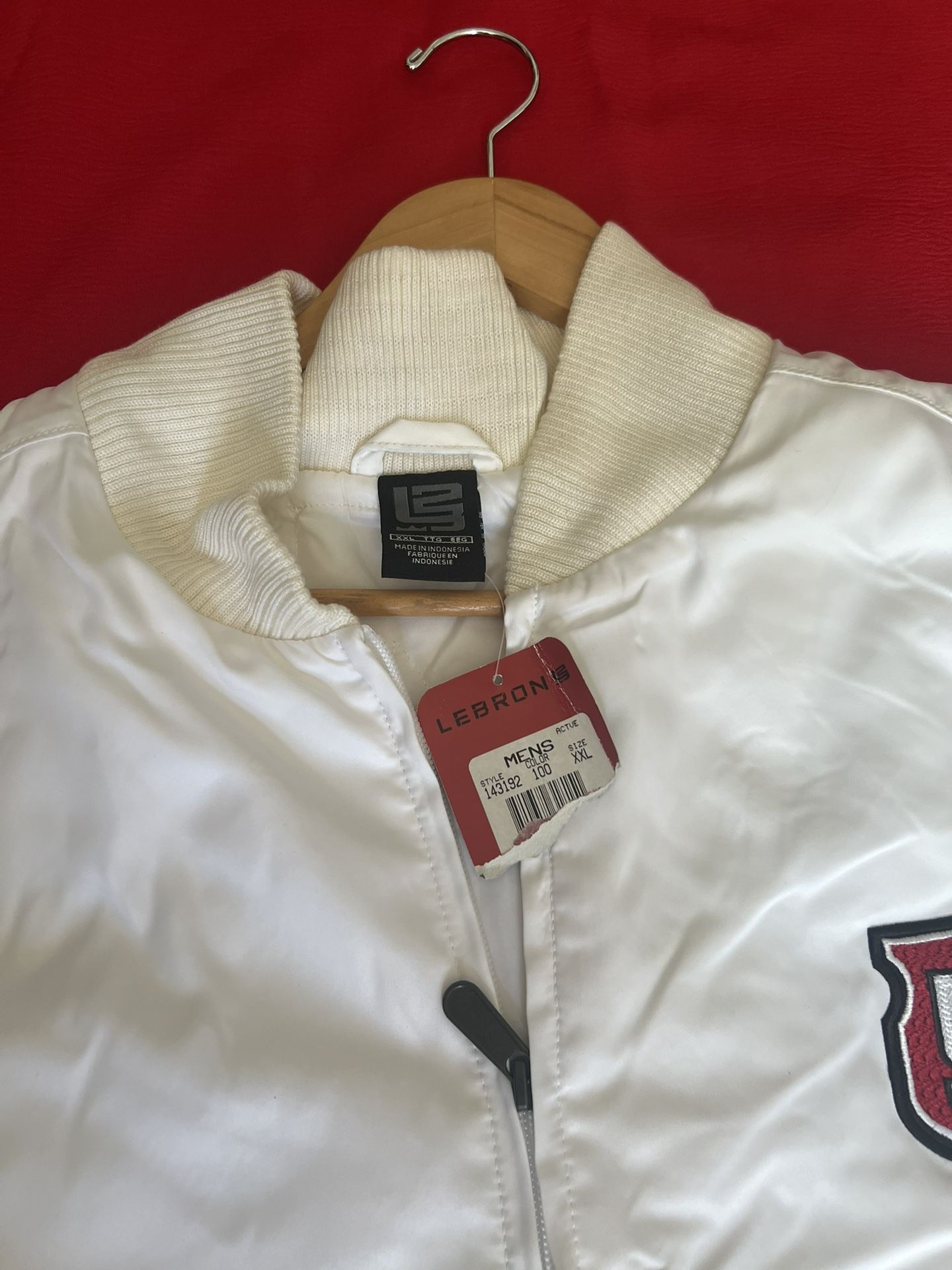 Lebron James Bomber Jacket Embroidered XXL