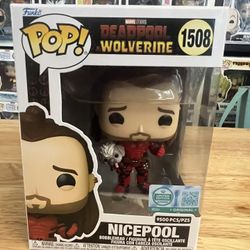 NEW IN HAND ONLY 9500 PIECES Nicepool Funko Pop #1508 Marvel Deadpool Disney LE