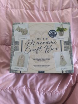 New-Macrame Craft Box