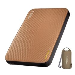 LOSTHORIZON Air & Foam Camping Mattress, Self-Inflating Sleeping Pad, 4.5" Thick, with Air Pump, Full