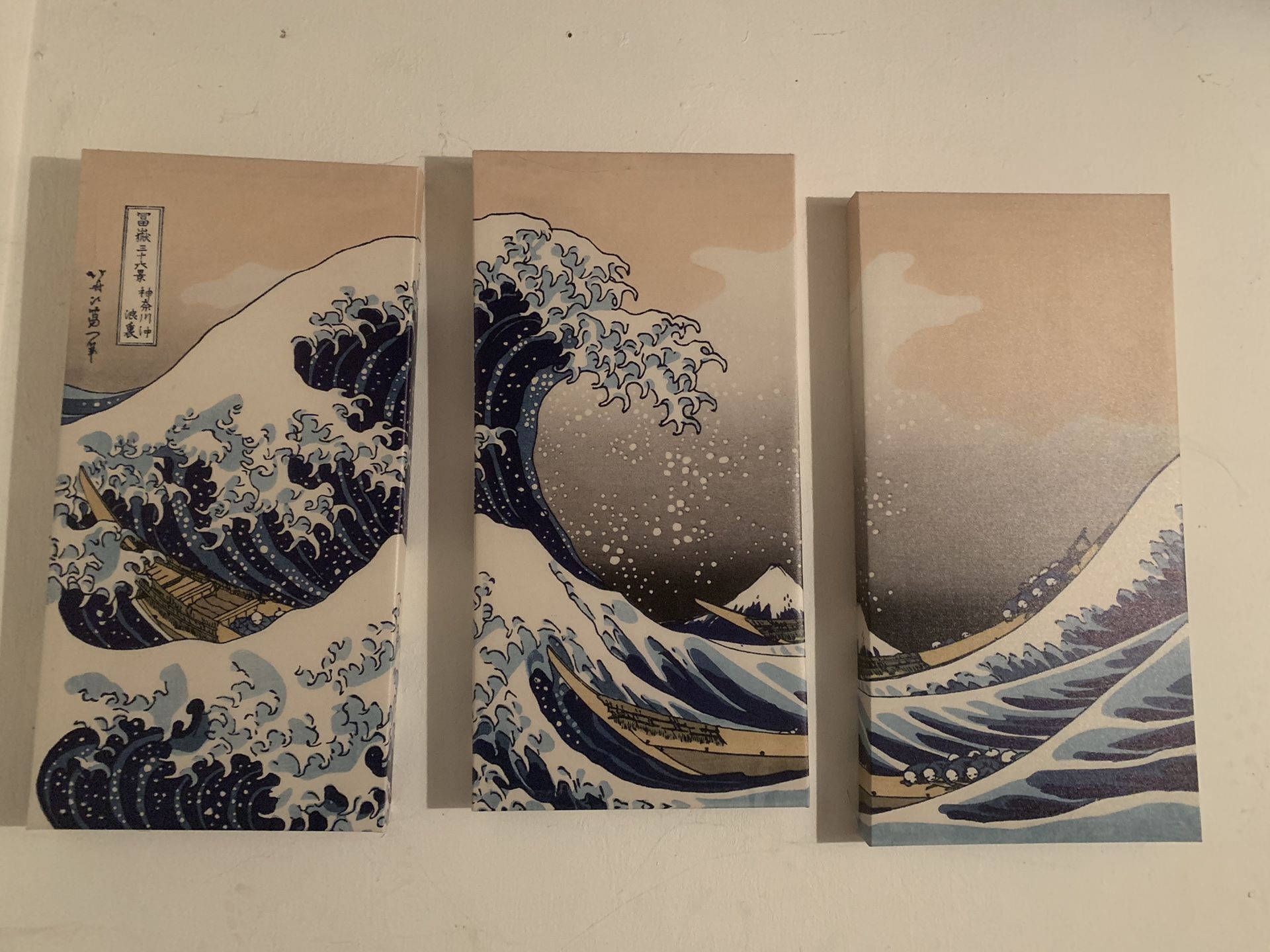 The Wave 3 Piece Canvas