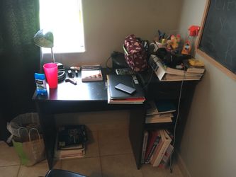 Black desk