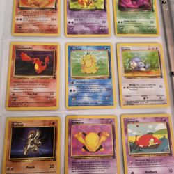 Vintage pokemon cards