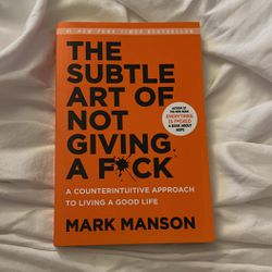 THE SUBTLE ART OF NOT GIVING A F*CK BOOK