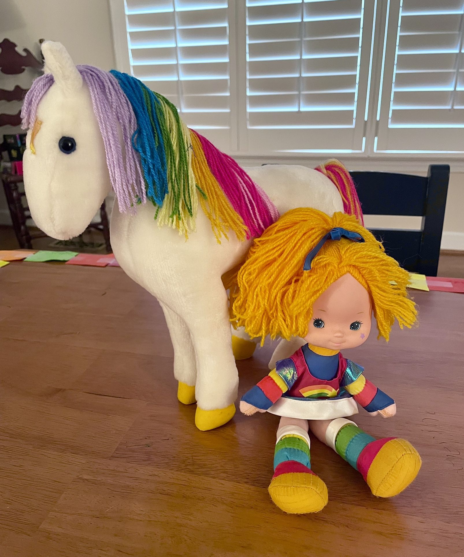1983 Hallmark Rainbow Brite and Starlite Horse