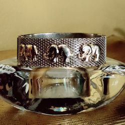 Brass Elephant Bracelet
