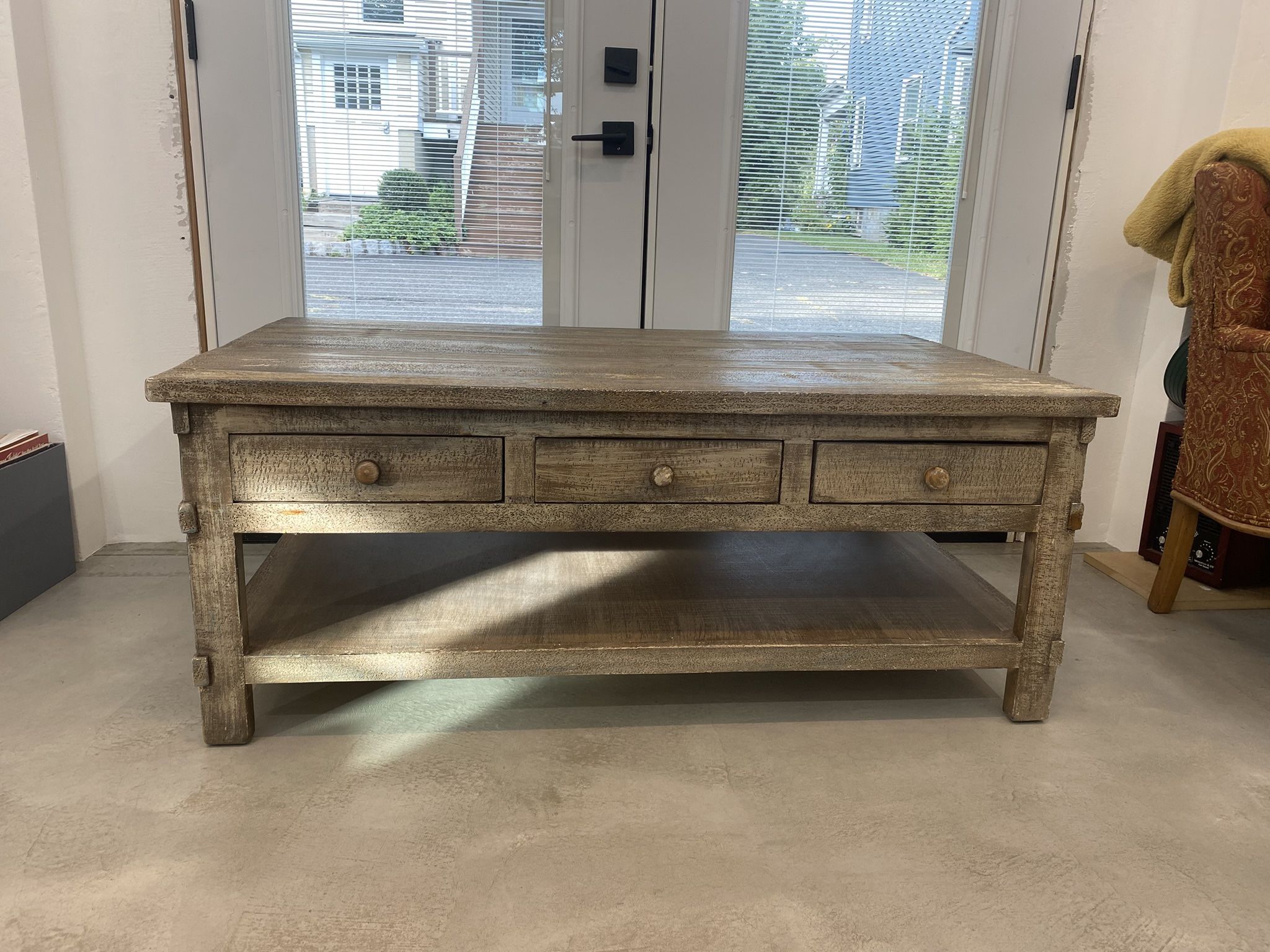 Coffee Table- Distressed Style