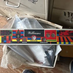 Original Williams Defender Cocktail Table  Control Panel Overlay Arcade Video game Part