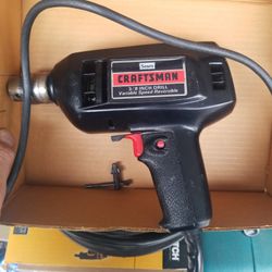 Sears 3/8 Reversible  Variable speed drill