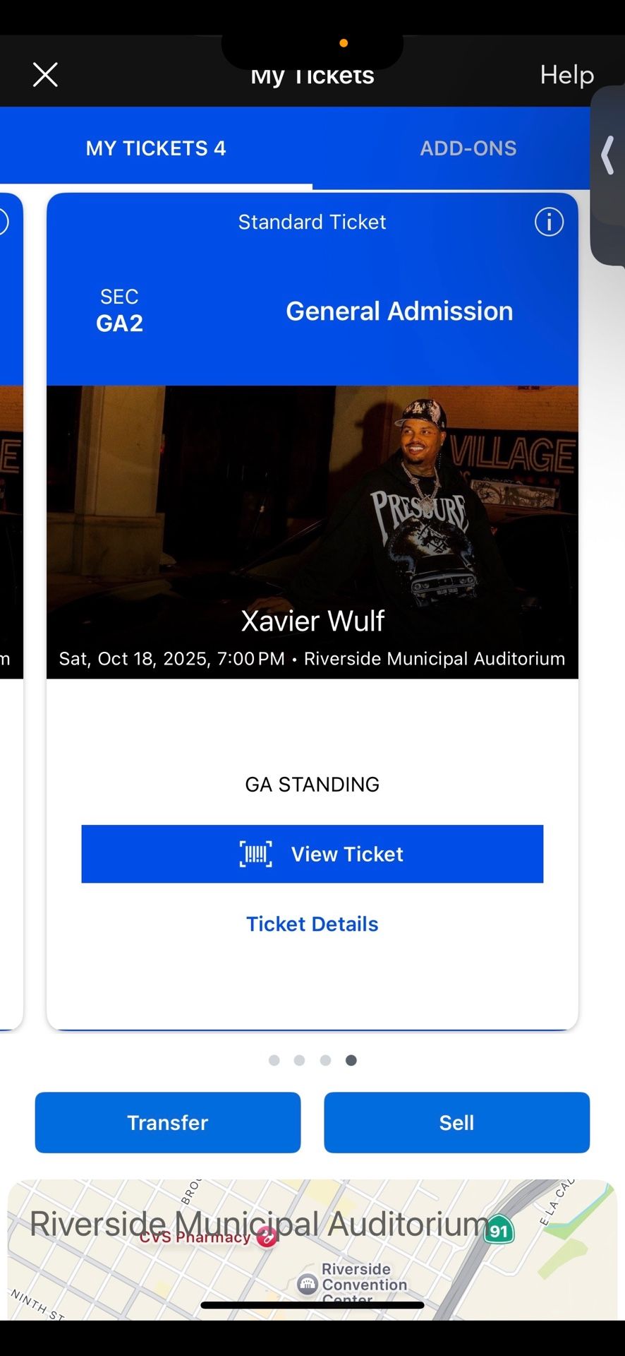 Xavier Wulf Tickets