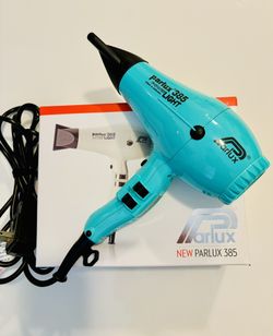 PARLUX 385 Light Hairdryer Color Tiffany Blue New