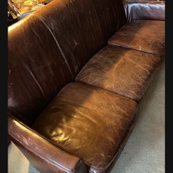 Leather couch