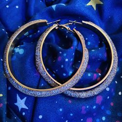 Earring Jewelry Clean out!! Hoops Gold And Tan 