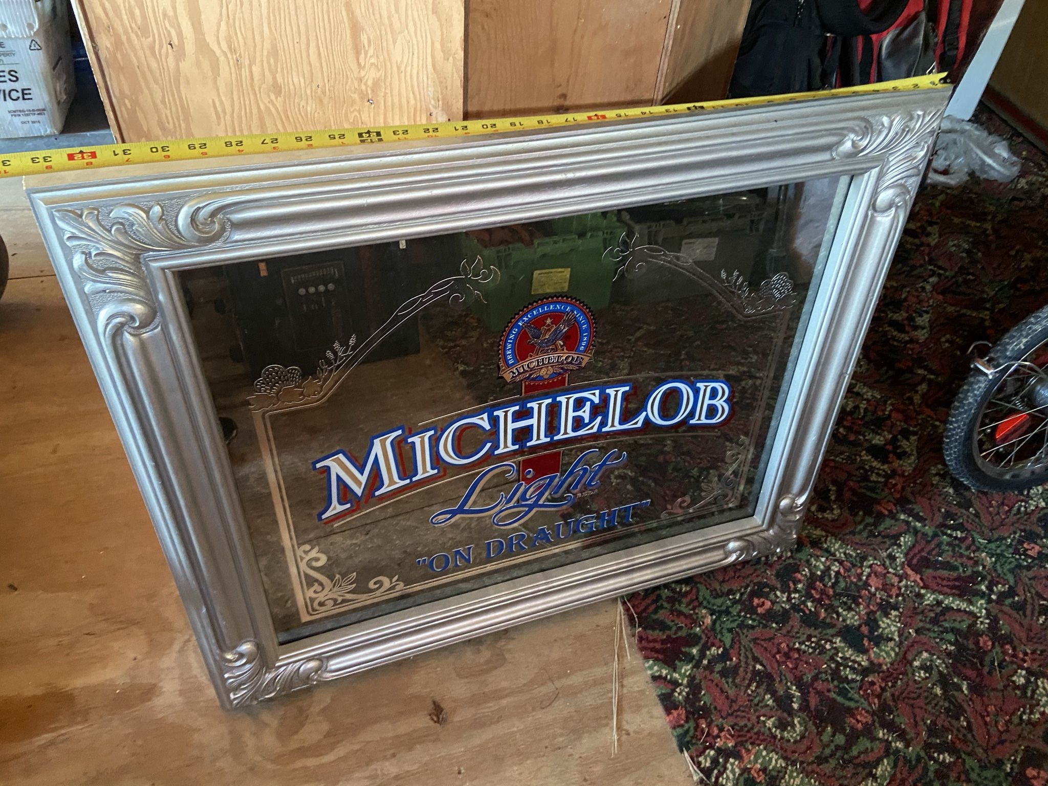 Michelob Beer Mirror $65