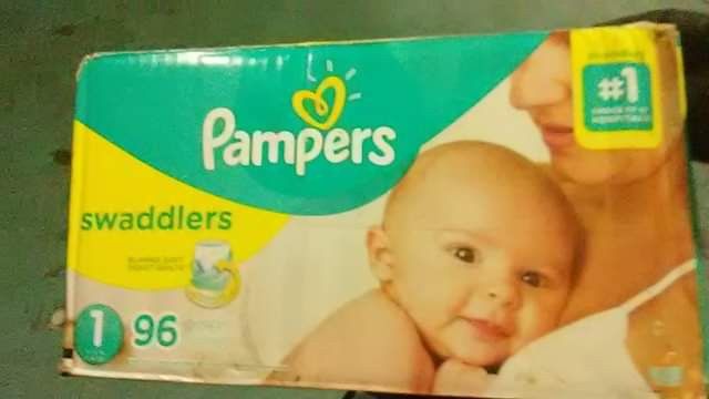New pampers size 1 96 count