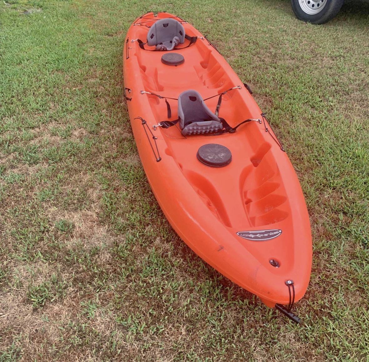 2 Person Kayak And Paddles
