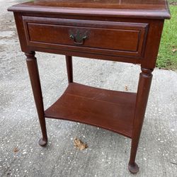 Antique Vintage End Table Night Stand