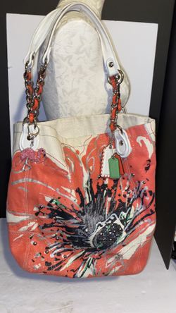 Coach rare canvas tote 19027