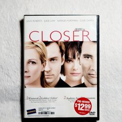Closer DVD (Blockbuster Rental) 2005