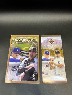 2009 Camelback Ranch First Pitch Booklet Map Dodgers White Sox Inaugural