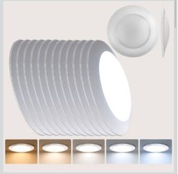 7.5 Inch Disc Light I Dimmable Ceiling Light Fixtures | 5CCT LED Lights 2700K/3000K/3500K/4000K/5000K | Flush Mount Ceiling Light I ETL & UL Certified