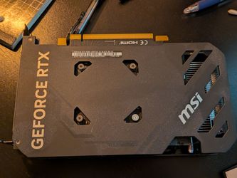 MSI GeForce RTX 4060 Ventus 2X Black 8G OC – $250 OBO pick up only
