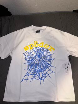 Sp5der White Graphic T-Shirt with Tags