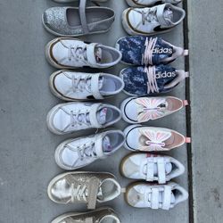 Girls Shoes Size 9 $20/pair Nike, Addidas, Converse, Toms