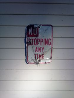 Street sign parking