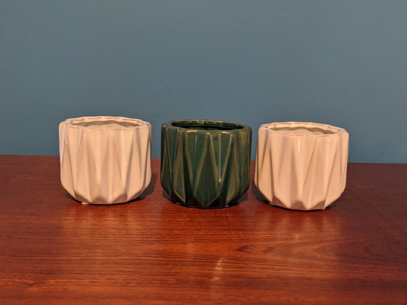 Three 2.5 inch planter