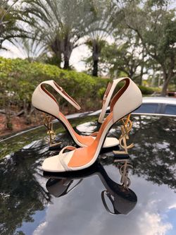 YSL opyum sandals heels
