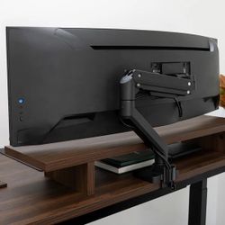 Heavy Duty Single Monitor Arm for Ultrawide Screens