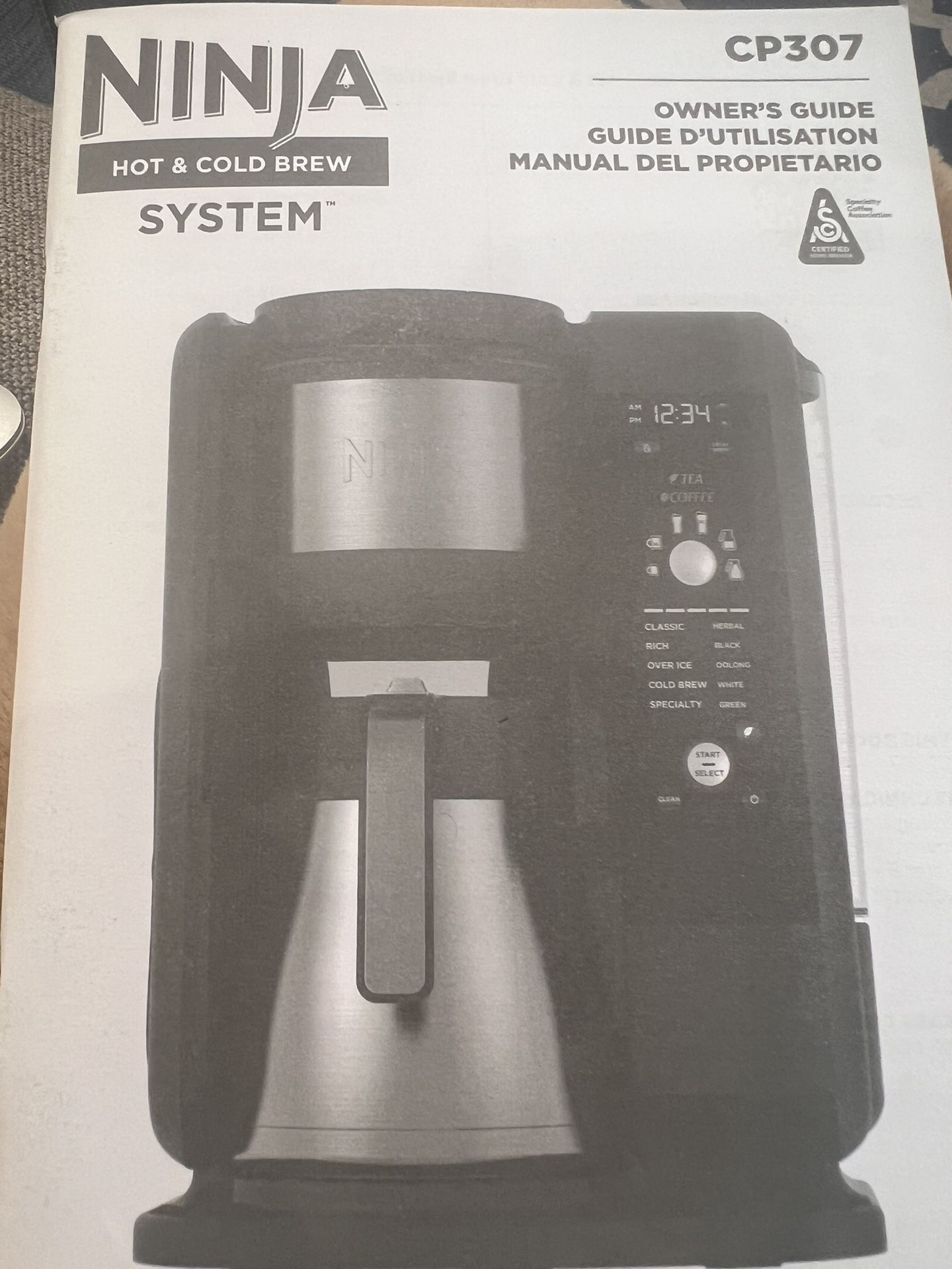 Ninja Hot & Cold Brew system  Coffee & Tea Maker - CP 307