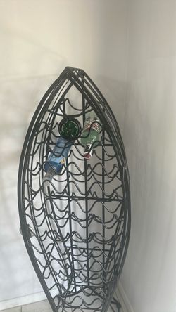 Large Fish Wine Rack Floor Standing.