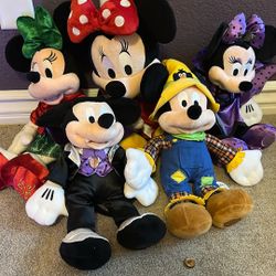 Minnie And Mickey Stuffies $25 For All