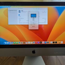 IMac 21" Ventura Read Description 