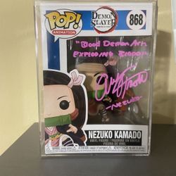 Nezuko Kamado Signed Funko Pop