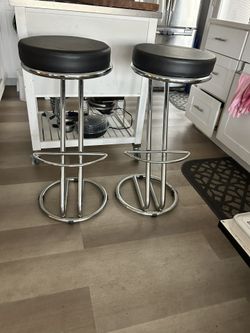 Midcentury Modern Chrome Barstools