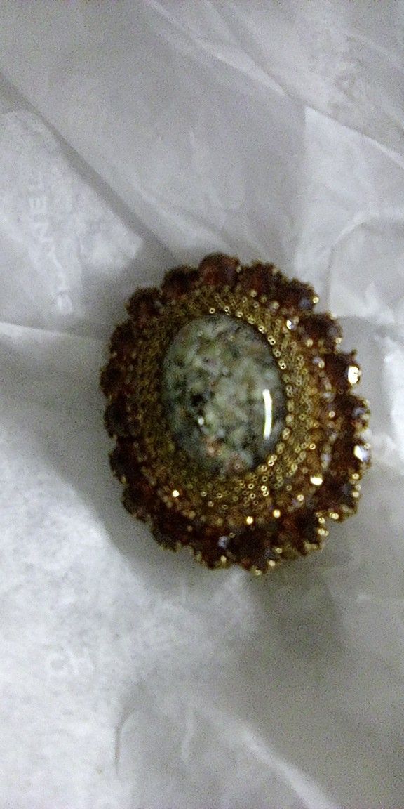 Antique Brooch Signed