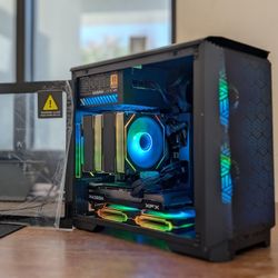 AMD Ryzen 5 8400f + AMD Radeon RX 6600 ITX RGB Gaming Desktop PC Computer 