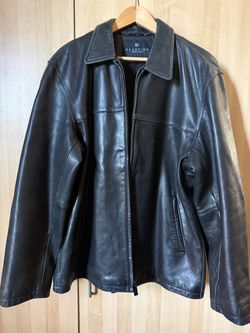 Kenneth Cole Reaction Men’s Black Leather Jacket