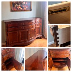 Mahogany Bow Front Sideboard with Drawers