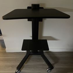 Height Adjustable Laptop Stand, Wheeled