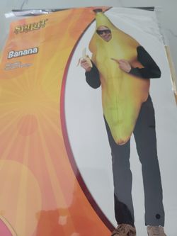 Bananna Costume Small Adult