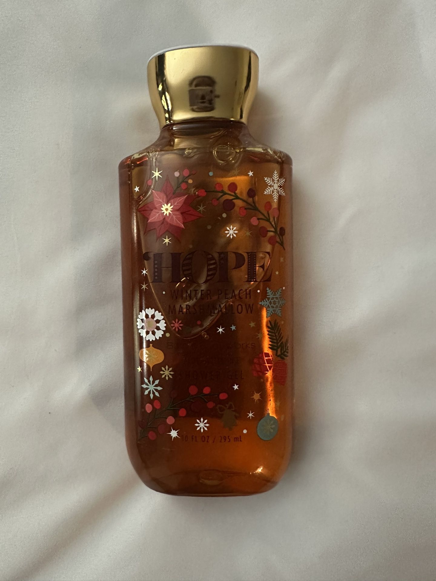 Winter Peach Marshmallow Shower Gel Gift Sets 10 Oz