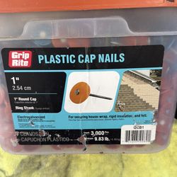 Plastic cap nails 3,000 pcs