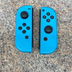Nintendo Switch Joy-Con controller pair (left/right), Blue Edition Tested works great 